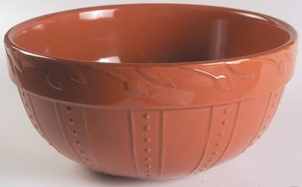 Sorrento Paprika (Orange) 10" Mixing Bowl