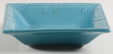 Sorrento Teal Individual Square Dip Dish