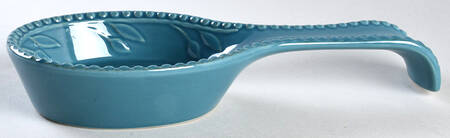 Sorrento Teal Spoon Rest/Holder (Holds 1 Spoon)