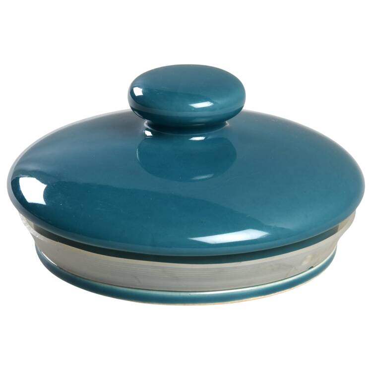 Sorrento Teal Lid for Medium Canister