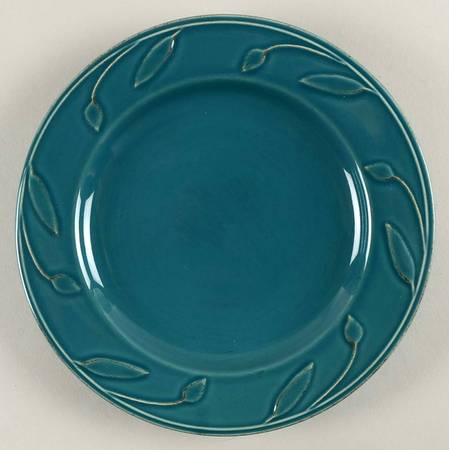Sorrento Teal Salad Plate