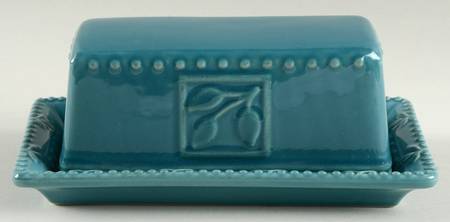 Sorrento Teal 1/4 Lb Covered Butter
