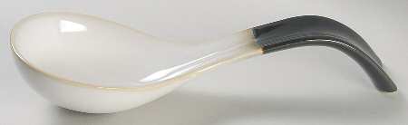 Eclipse Black Spoon Rest/Holder (Holds 1 Spoon)