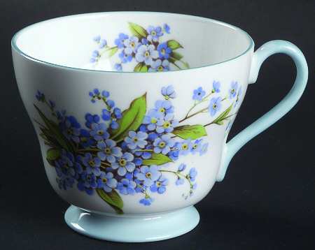 Forget Me Not (Windsor Shape) by Shelley