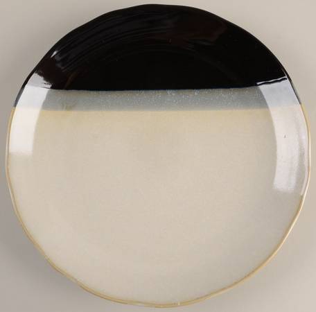 Trio Black Salad Plate
