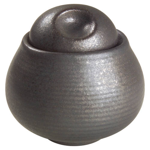 Pristine Charcoal Sugar Bowl & Lid