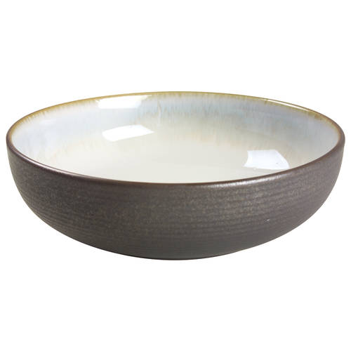 Pristine Charcoal 9" Round Vegetable Bowl by Sango