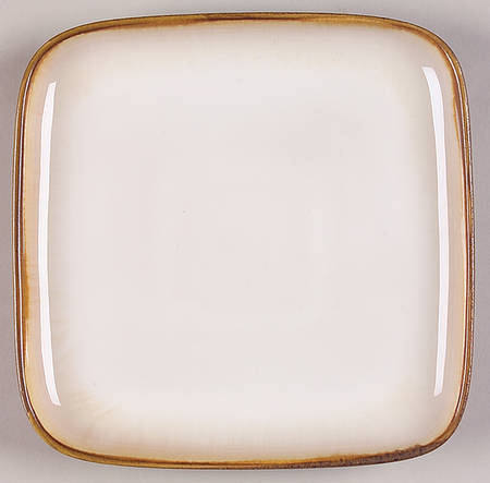 Pristine Mocha Salad Plate by Sango