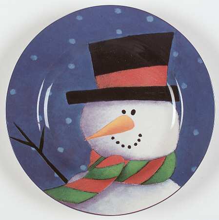 Snowy Day Salad Plate