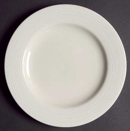 Swirl Vanilla Salad Plate