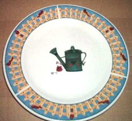 Picket Fences Salad Plate
