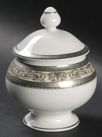 Platinum Ambrosia Sugar Bowl & Lid