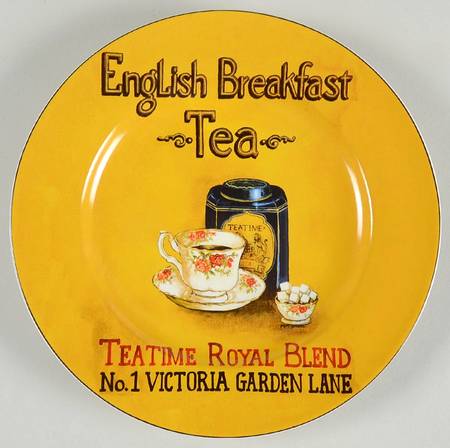 Tea Cups Salad/Dessert Plate