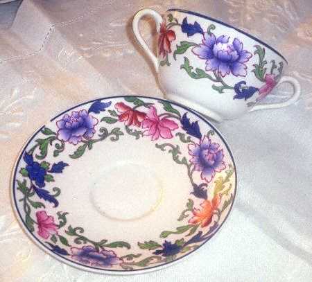 C4471 Flat Cream Soup Bowl & Saucer Set