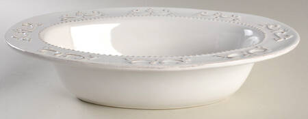 Pearl 15" Oval Vegetable Bowl