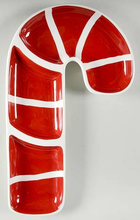 Homemade Holidays Candy Cane Tray