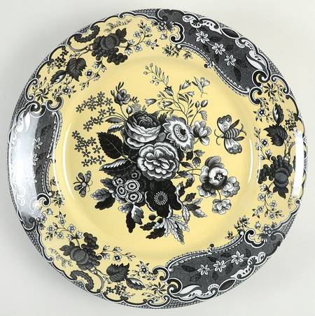 Blue Room Garden Collection (Mixed Colors) 12" Pizza Plate