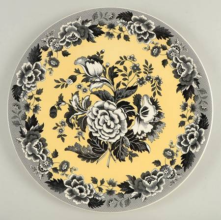 Blue Room Garden Collection (Mixed Colors) 12" Chop Plate (Round Platter)