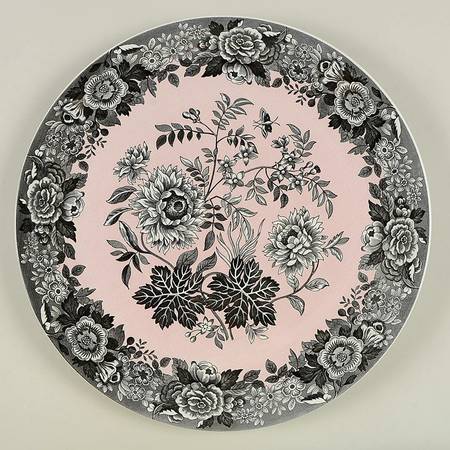 Blue Room Garden Collection (Mixed Colors) 12" Chop Plate (Round Platter)