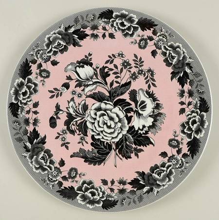 Blue Room Garden Collection (Mixed Colors) 12" Chop Plate (Round Platter)