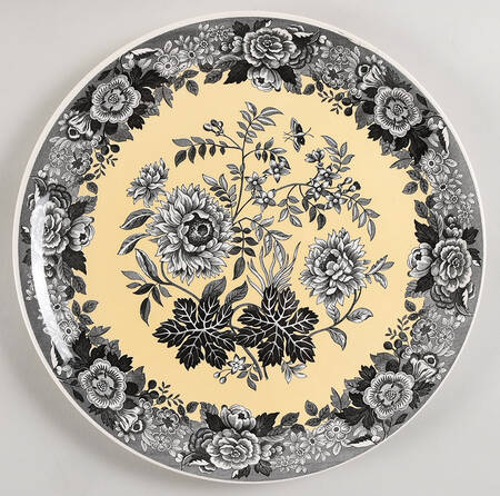 Blue Room Garden Collection (Mixed Colors) 12" Chop Plate (Round Platter)
