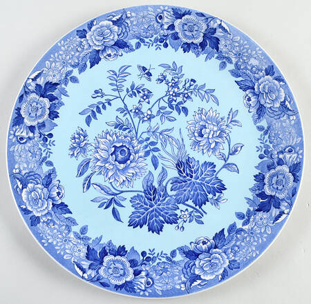 Blue Room Garden Collection (Mixed Colors) 12" Chop Plate (Round Platter)