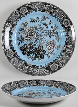 Blue Room Garden Collection (Mixed Colors) 12" Pasta Serving Bowl