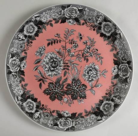 Blue Room Garden Collection (Mixed Colors) 12" Chop Plate (Round Platter)