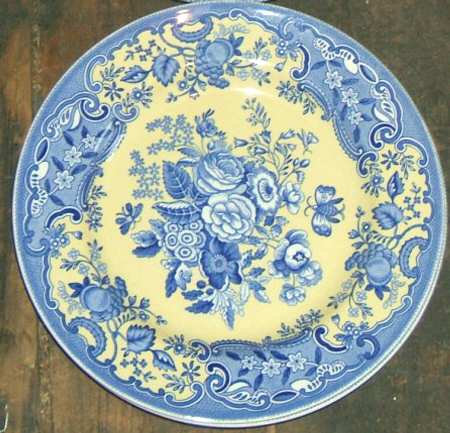 Blue Room Garden Collection (Mixed Colors) Luncheon Plate