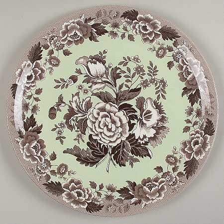 Blue Room Garden Collection (Mixed Colors) 12" Chop Plate (Round Platter)