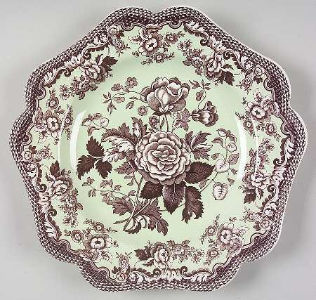 Blue Room Garden Collection (Mixed Colors) 9" Square Fancy Plate