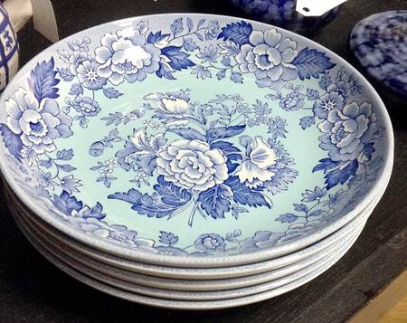 Blue Room Garden Collection (Mixed Colors) 8" Individual Pasta Bowl