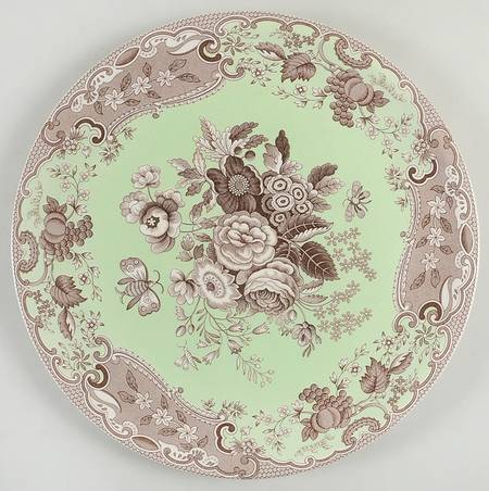 Blue Room Garden Collection (Mixed Colors) 12" Chop Plate (Round Platter)