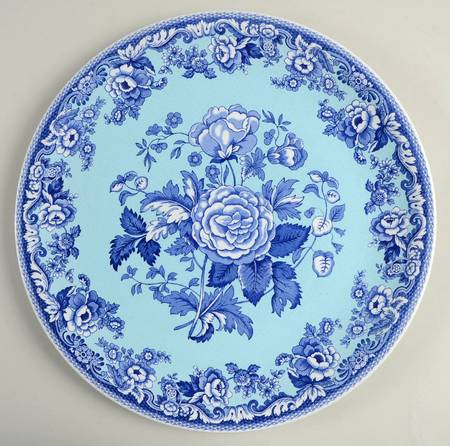 Blue Room Garden Collection (Mixed Colors) 12" Chop Plate (Round Platter)