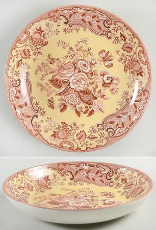 Blue Room Garden Collection (Mixed Colors) 8" Individual Pasta Bowl
