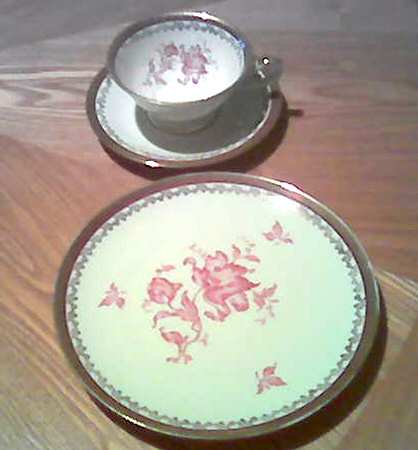 SLT353 Footed Cup & Saucer Set
