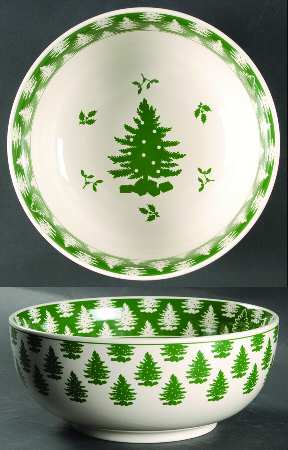 Evergreen 9" Round Vegetable Bowl