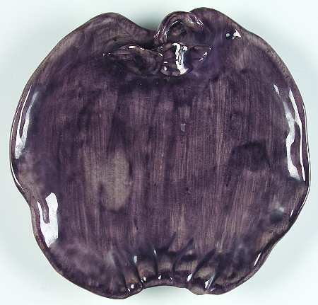 STN25 Mauve Apple Shaped Plate