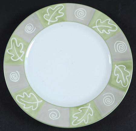 Leaf Collage Salad Plate