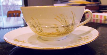 23500 Footed Cup & Saucer Set