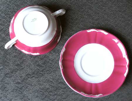 SP507 Flat Cream Soup Bowl & Saucer Set