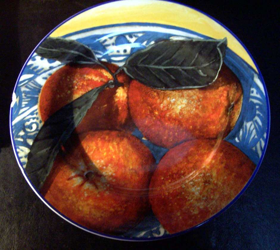 Fruit Scroll Salad Plate