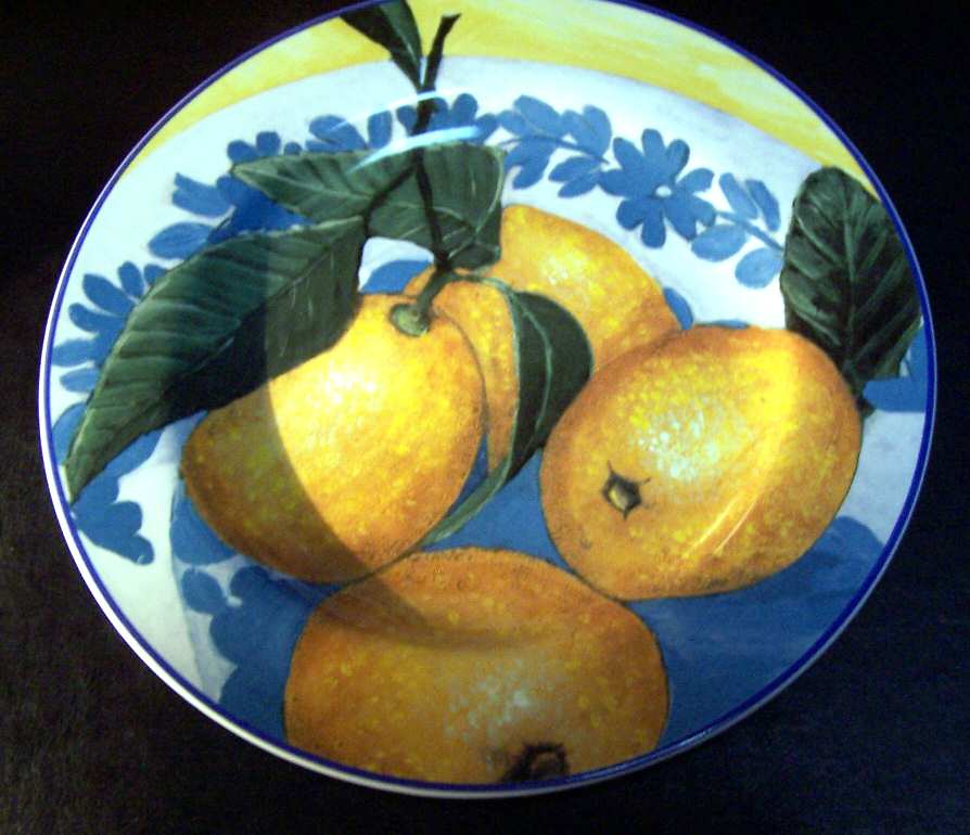 Fruit Scroll Salad Plate