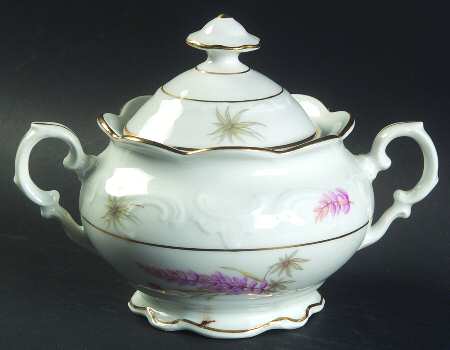 SCH546 Sugar Bowl & Lid by Schumann - Bavaria