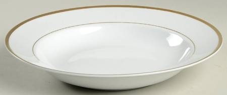Sonoma Gold Rim Soup Bowl