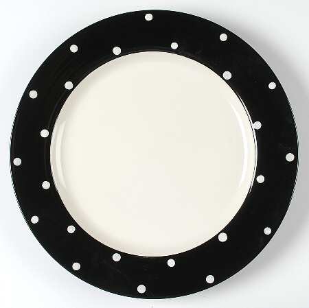 Baking Days Black 12" Chop Plate (Round Platter)