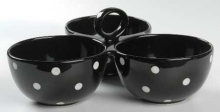 Baking Days Black 3-Part Relish