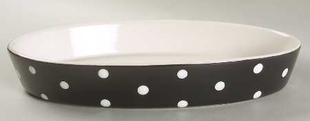 Baking Days Black 11" Oval Baker