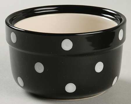 Baking Days Black Miniature Round Casserole No Lid