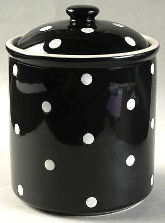 Baking Days Black 5" Storage Jar & Lid
